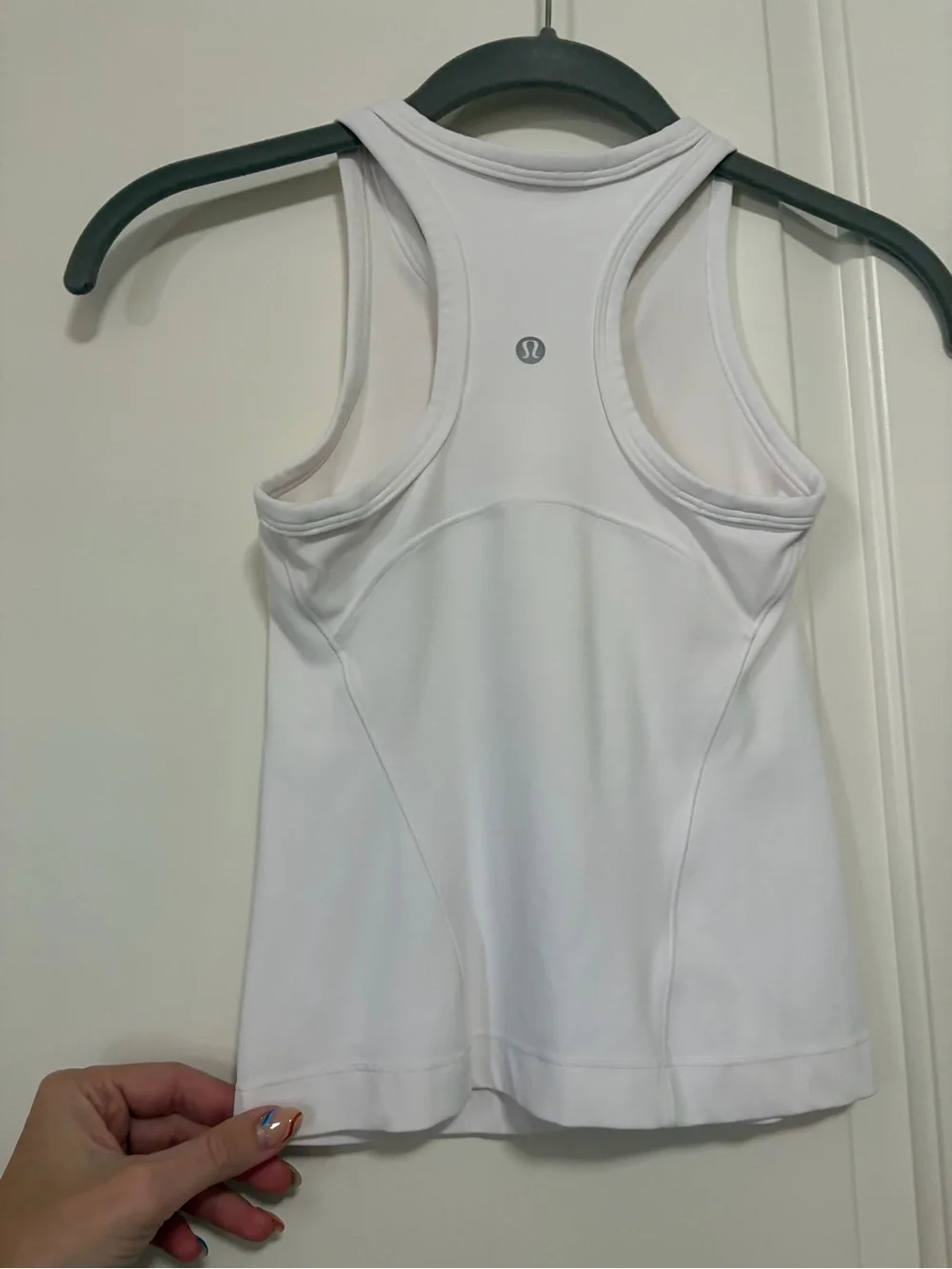 🍋🤍NWOT🍋🧘🏽‍♀️🤍lululemon Align Nulu Waist Length Racerback Athletic Tank🍋🤍🏃🏽‍♀️